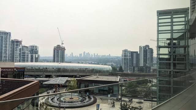 Condo towers are seen rising around Brentwood Station in Burnaby in this undated file photo. 