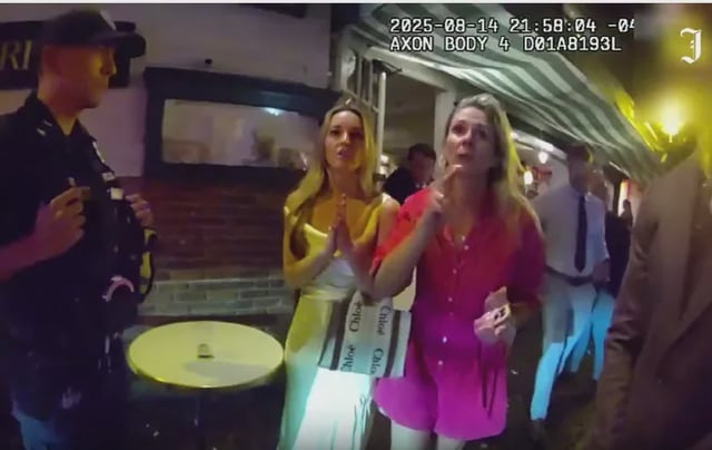 Body cam footage of arrest of Assistant Attorney General Devon Hogan Flanagan provided by Newport Police Department