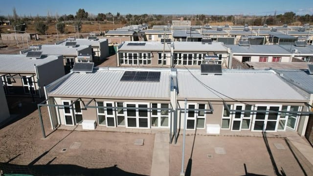 Un proyecto innovador de viviendas bioclimáticas en Junin.