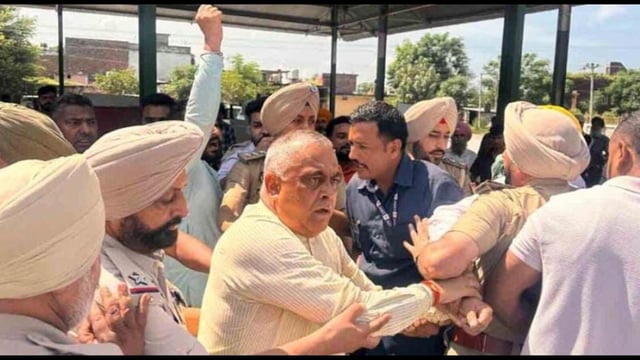 The row over Bharatiya Janata Party’s (BJP) outreach programme in Punjab escalated on Thursday, with police detaining nearly 500 saffron party leaders and workers to thwart their plan to hold “awareness camps” at 39 places in the state.