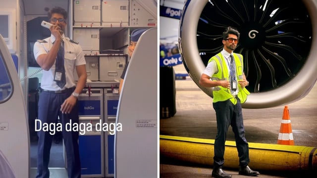 The IndiGo pilot whose in-flight announcement in Hindi is a hit among social media users. 