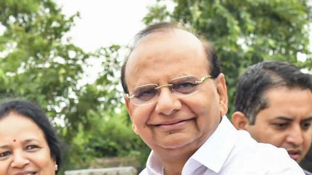 Lieutenant governor VK Saxena. (Vice President of India-X)