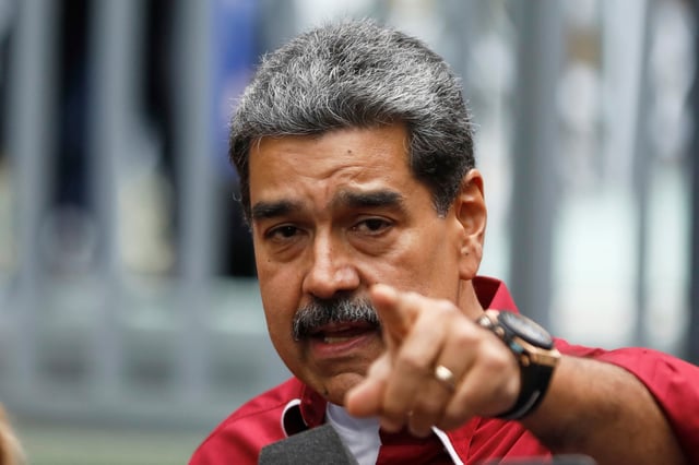 El presidente de Venezuela, Nicolás Maduro, anunció la activación de 4,5 millones de milicianos para enfrentar una eventual “agresión externa” (AP Foto/Cristian Hernández)