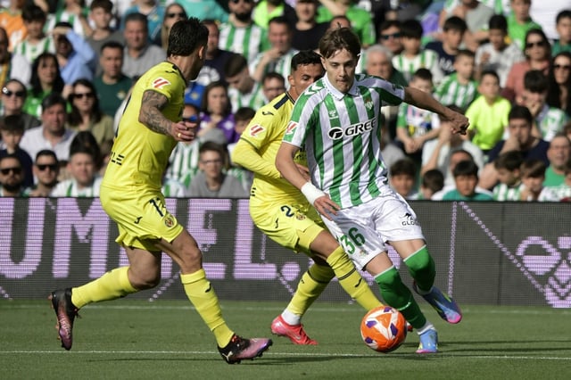Jesus Rodriguez (R) played one season for his local team Real Betis