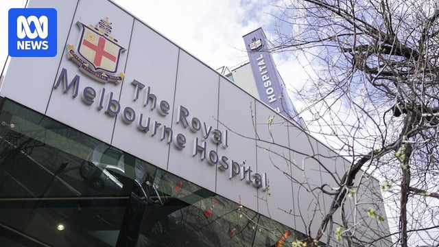 Signage of the Royal Melbourne Hospital