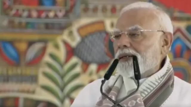 PM Modi in Bihar (Photo Credits: ANI)
