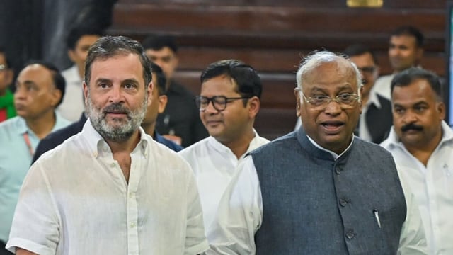 Congress President Mallikarjun Kharge and Lok Sabha leader of opposition Rahul Gandhi have led the vote chori allegations made by the INDIA bloc.