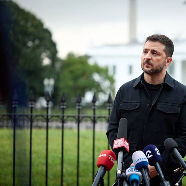 Der ukrainische Präsident Wolodymyr Selenskyj während seines Besuchs in den Vereinigten Staaten