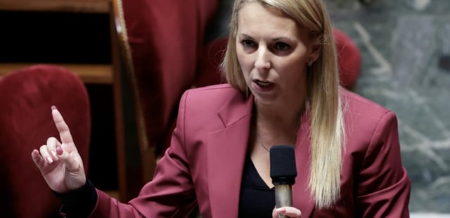 La députée du RN Edwige Diaz à l'Assemblée nationale à Paris le 31 octobre 2024
