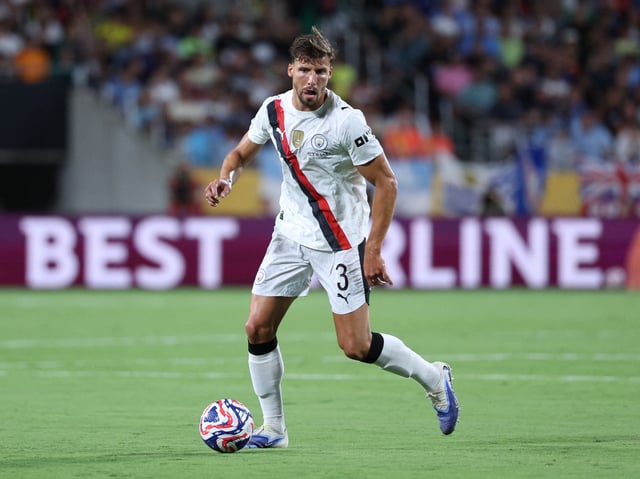 Soccer Football - FIFA Club World Cup - Round of 16 - Manchester City v Al Hilal - Camping World Stadium, Orlando, Florida, U.S. - June 30, 2025 Manchester City's Ruben Dias in action IMAGN IMAGES via Reuters/Nathan Ray Seebeck/File Photo