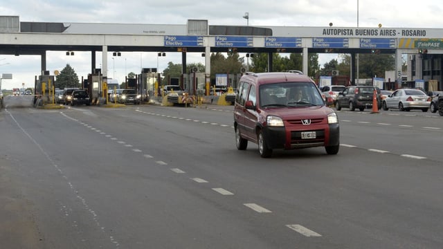 La autopista Rosario Buenos Aires 
