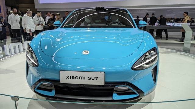 Xiaomis erstes E-Auto SU 7 in Barcelona. (Foto: t3n)