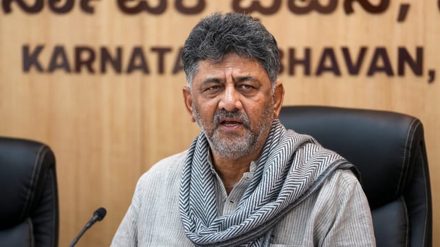 Karnataka Deputy Chief Minister DK Shivakumar. 