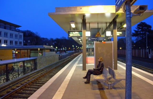 Bahnsteig des Bahnhofs in Reinbek bei Hamburg. (Symbolfoto)