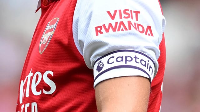 Arsenals Ärmel-Sponsor "Visit Rwanda"