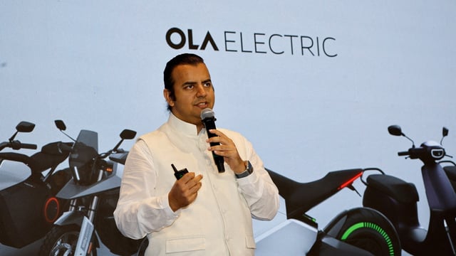 Bhavish Aggarwal, chairman and managing director, Ola Electric Mobility.