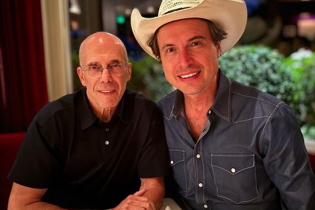 Jeffrey Katzenberg (left) and Kimbal Musk