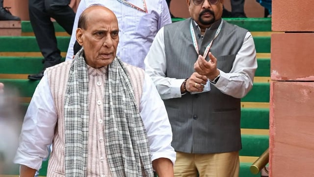 defence minister Rajnath Singh