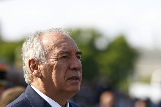 Le Premier ministre  Francois Bayrou le 14 juillet 2025 à Paris