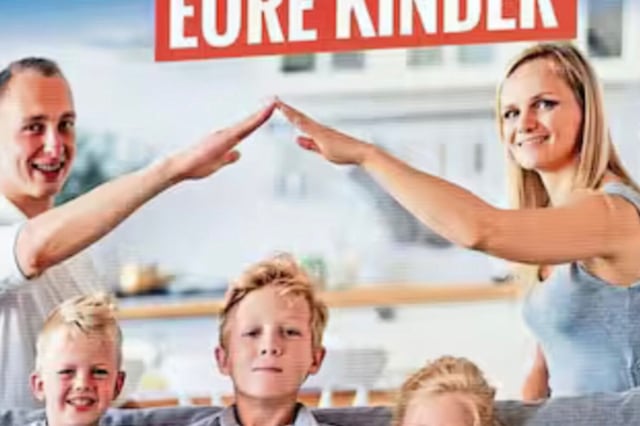 Das Bild zeigt ein Wahlplakat der AfD.