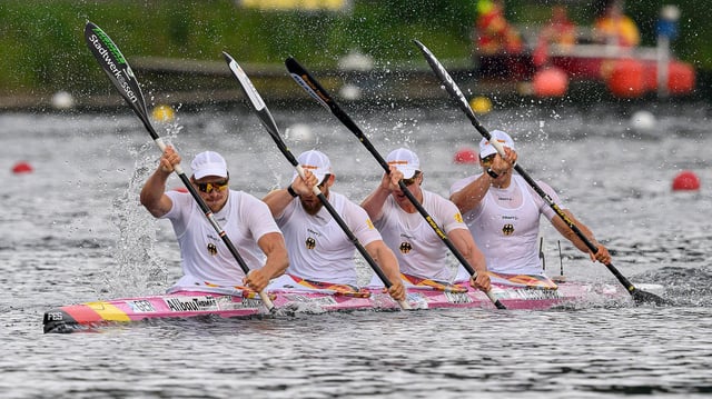 Der deutsche K4 bei der WM 2023