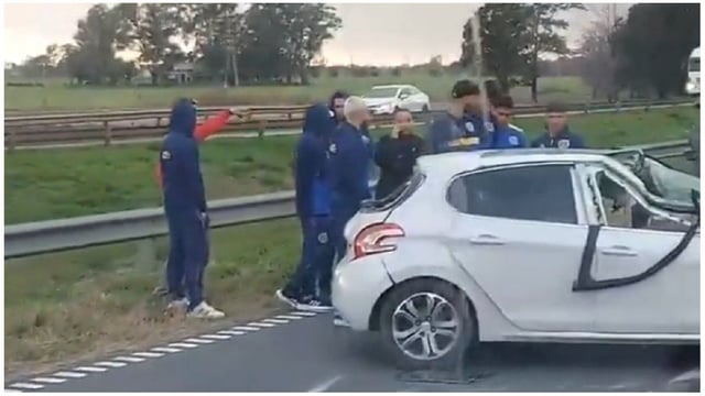 Ángel Di María asistió a jugador de Rosario Central que tuvo un grave accidente en la ruta