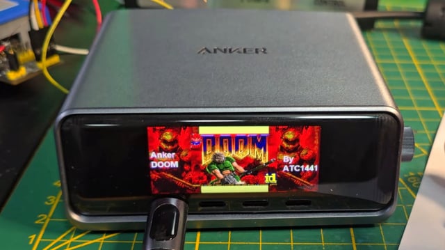 Now you can even run Doom on an Anker charger, works "better than expected"