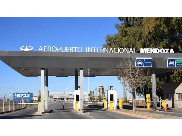 Aeropuerto internacional de Mendoza "Francisco Gabrielli" (Gentileza Los Andes).