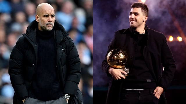 Pep Guardiola Rodri Man City