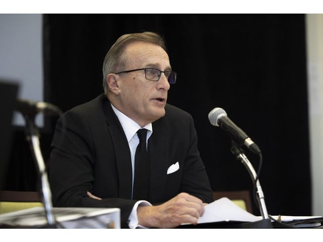 Saskatchewan Minister of Finance Jim Reiter, pictured, will speak on the government of Saskatchewan's 2025-26 first quarter report today.