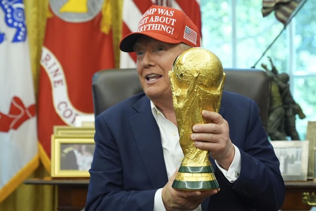 Trump, en su intervención de este viernes.