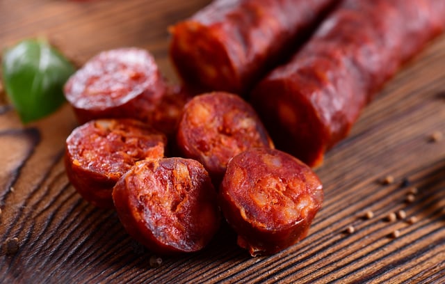 Stock photo shows chorizo.