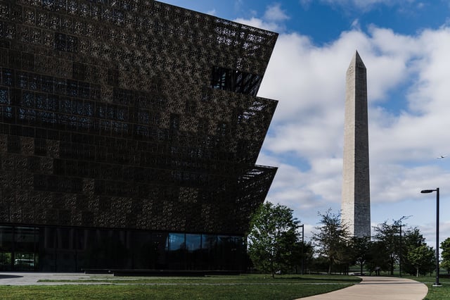 The Smithsonian National Museum of African American History and Culture on April 28, 2022 in Washington, DC. 