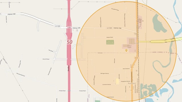A massive explosion was reported in Roseland, Tangipahoa Parish