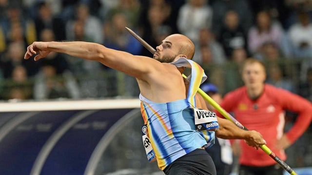 Julian Weber bei der Diamond League Brüssel 2025