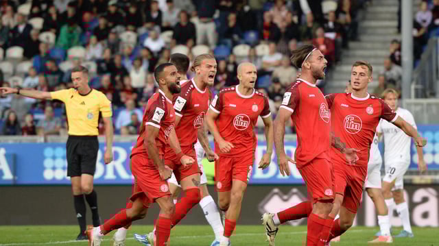 Jubel bei RWE: Rios Alonso trifft zum 1:1