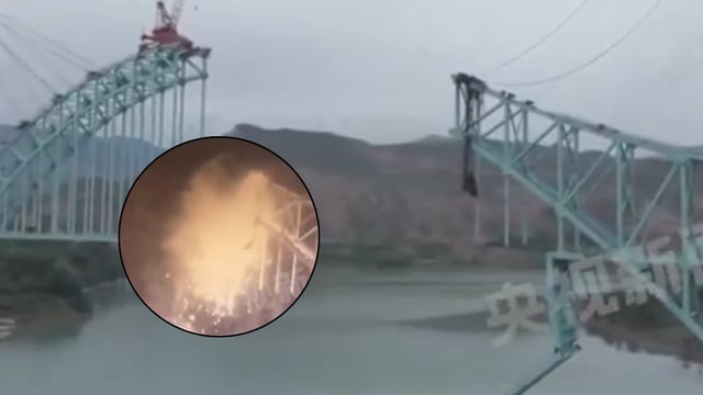Un puente ferroviario en construcción sobre el río Amarillo colapsó en China, dejando al menos 12 fallecidos y 4 desaparecidos.