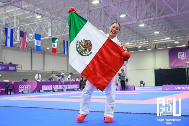 La cajemense fue la única sonorense en ganar medalla de oro en Asunción 2025.