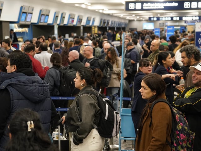 Paro controladores aéreos en Aeroparque. Foto: Fernando de la Orden