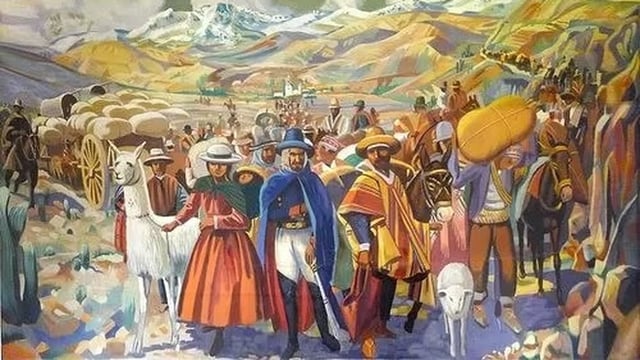 
         Manuel Belgrano y el pueblo jujeño eligieron el sacrificio antes que la rendición: su éxodo fue clave para la independencia sudamericana. Foto: Gentileza