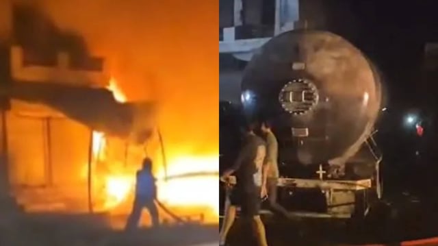  LPG tanker explosion  | Image: X