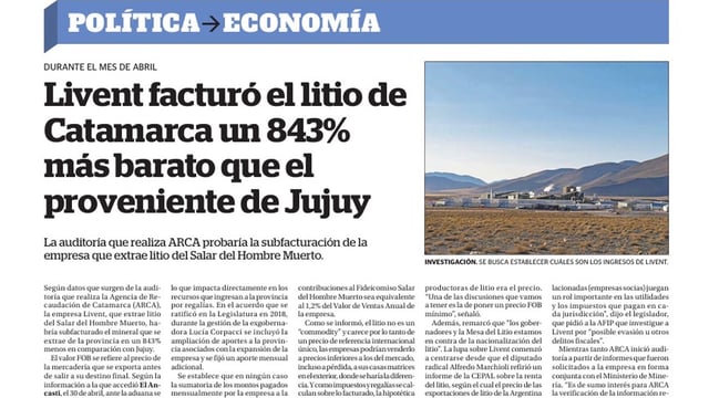 Seguimiento. El Ancasti advirtió de la irregularidad en mayo del 2022.