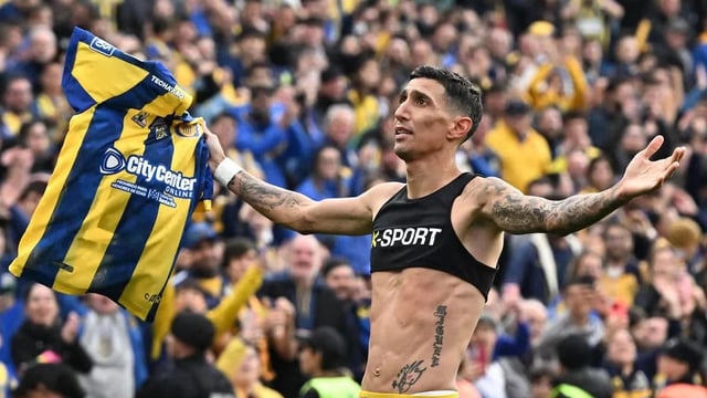 Expectativas. Será el primer clásico rosarino que jugará Fideo Di María luego de su regreso a Central.