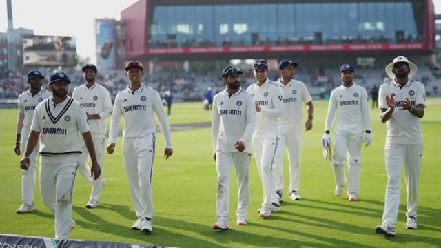 The Indian cricket team during the fourth Test match of the Anderson-Tendulkar Trophy series | Image: Associated Press