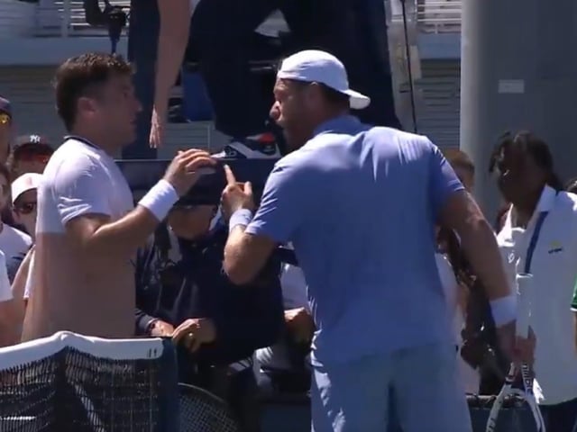 "Segundo, Francia": el feroz cruce de Federico Gómez en el US Open, cara a cara con Hugo Grenier.