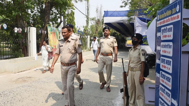 The injured were admitted to a nearby government hospital, police said.