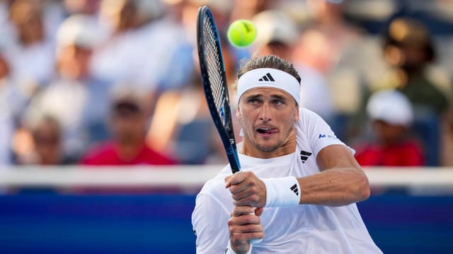 Alexander Zverev in Aktion