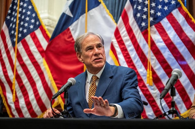 Le gouverneur républicain du Texas, Greg Abbott.