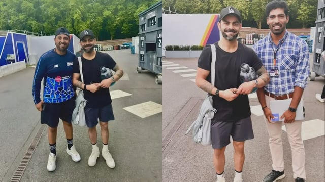 Virat Kohli poses with fans at Lord's | Image: Instagram/@kohli.storm