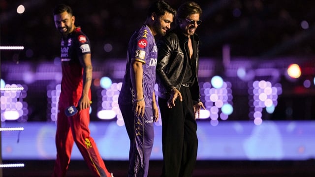 Shah Rukh Khan, Rinku Singh (PTI Photo)